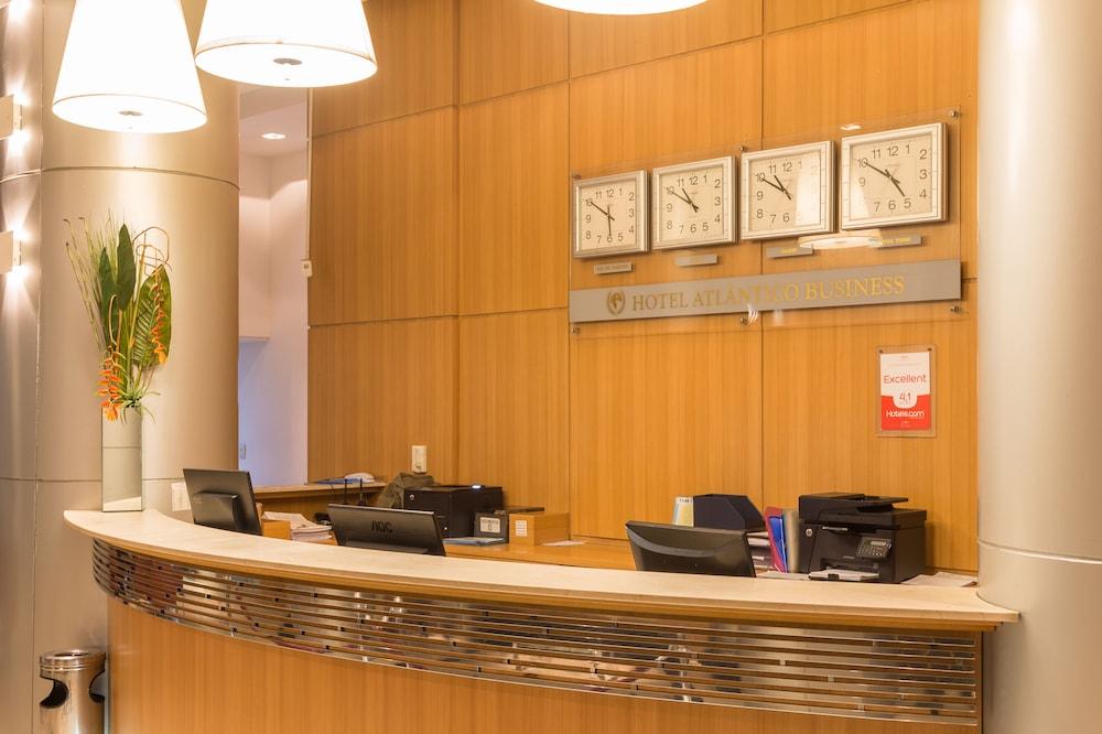 Hotel Atlantico Business Centro Rio de Janeiro Eksteriør bilde Reception desk