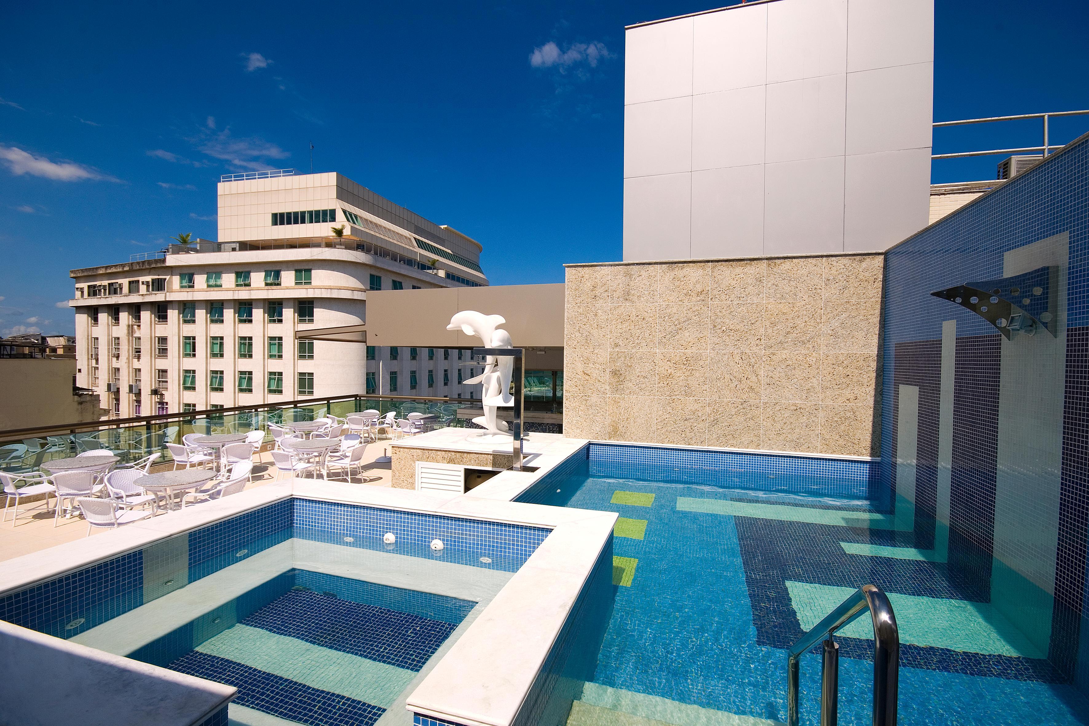 Hotel Atlantico Business Centro Rio de Janeiro Eksteriør bilde Rooftop swimming pool